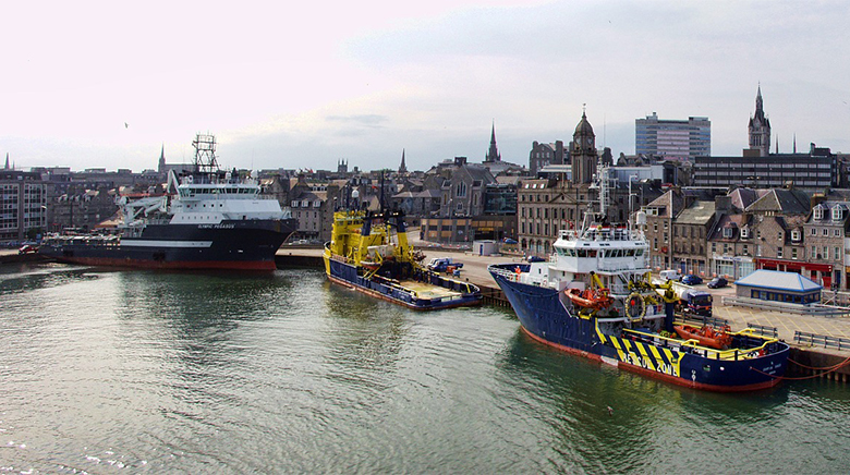 boats at a dock