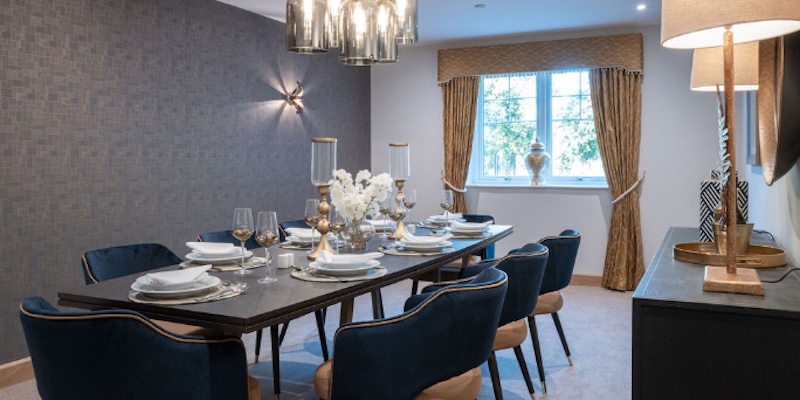 table in our private dining room