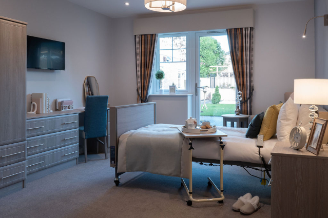 Bedroom with garden access