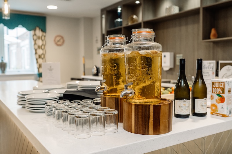 drink dispensers in our cafe
