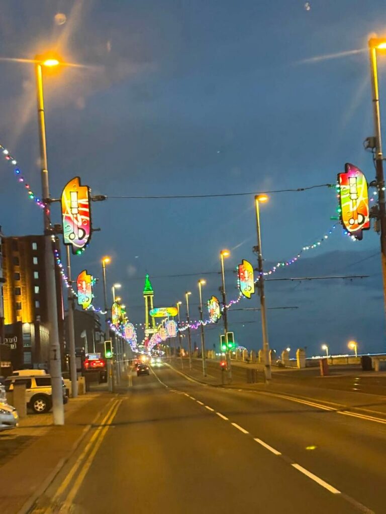 lights on blackpool street